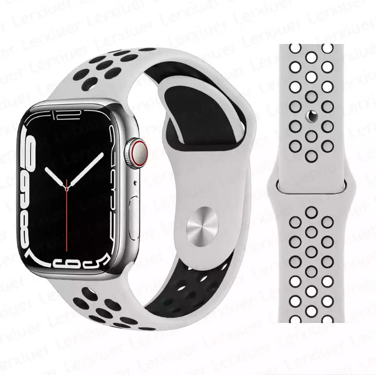 Signature Nike Apple Watch Silicone Sport Bands with Breathable Linings- for Selected Apple Watch 40mm Size - Super Savings Technologies Co.,LTD Signature Nike Apple Watch Silicone Sport Bands with Breathable Linings- for Selected Apple Watch 40mm Size - Super Savings Technologies Co.,LTD